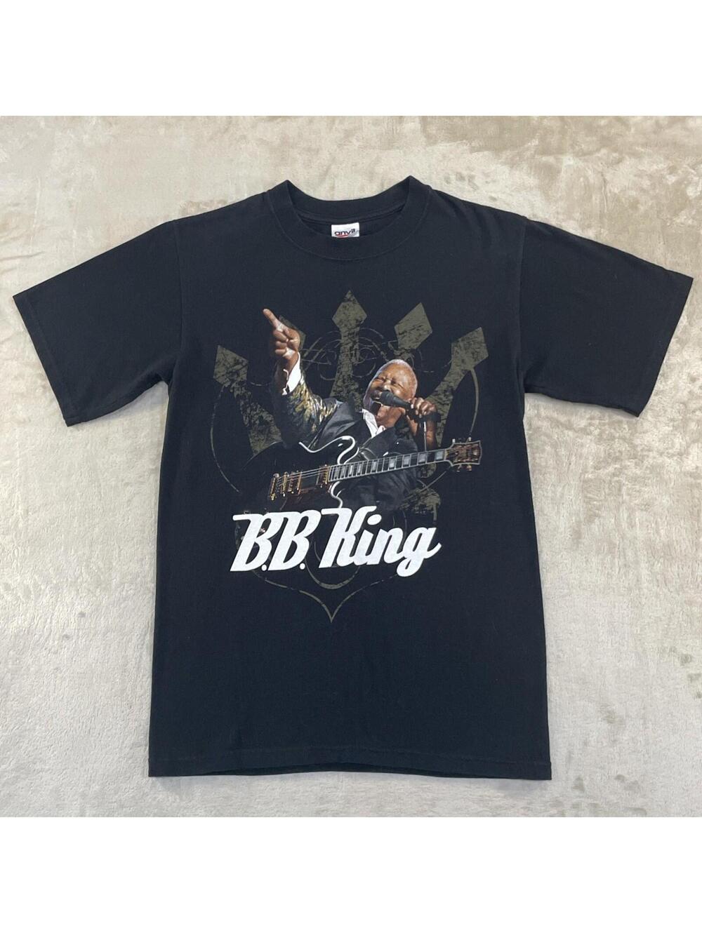 B.B. King Live 2010 Men’s T-Shirt Size SMALL  on an Anvil Tag EUC